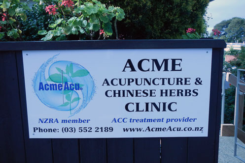 Acme Acupuncture and Chinese Herbs Clinic (Acme Acu), your dependable acupuncturist and herbalist in Dunedin, Otago, NZ.